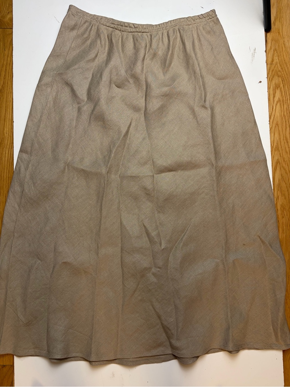 Eileen Fisher linen Maxi A-Line Skirt sz S
